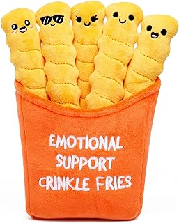 WHAT DO YOU MEME? Emotional Support Crinkle Fries — Plush Fries by Emotional Support Plushies