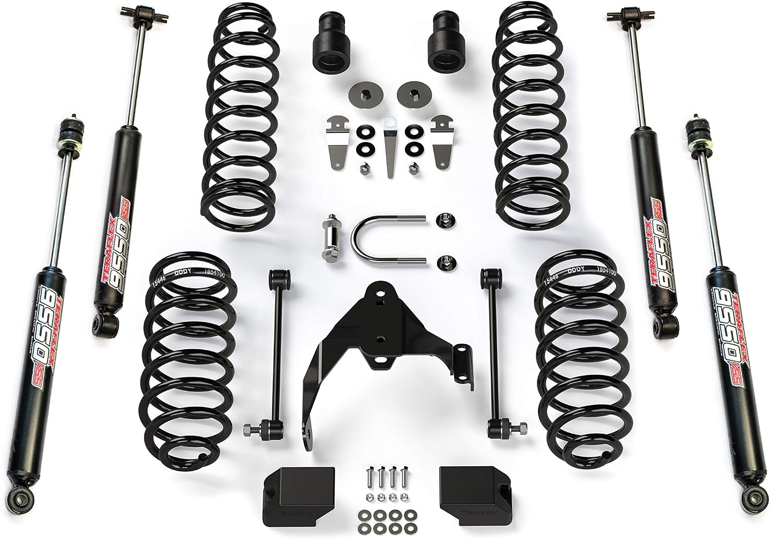 TeraFlex 1251000 2.5" Lift Kit (JK 4 Door with All (4) 2.5" Shock)