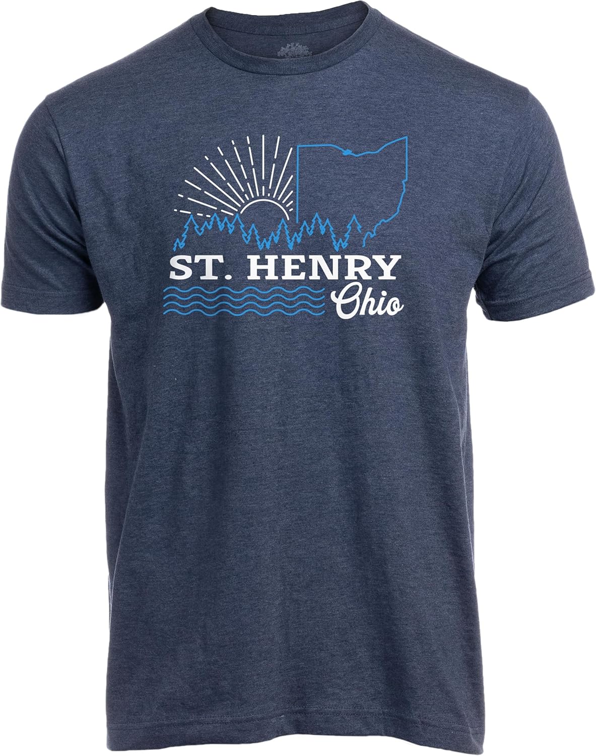 Cities and Sites of Ohio - Midwest Ohioan OH State Pride Tee Shirt