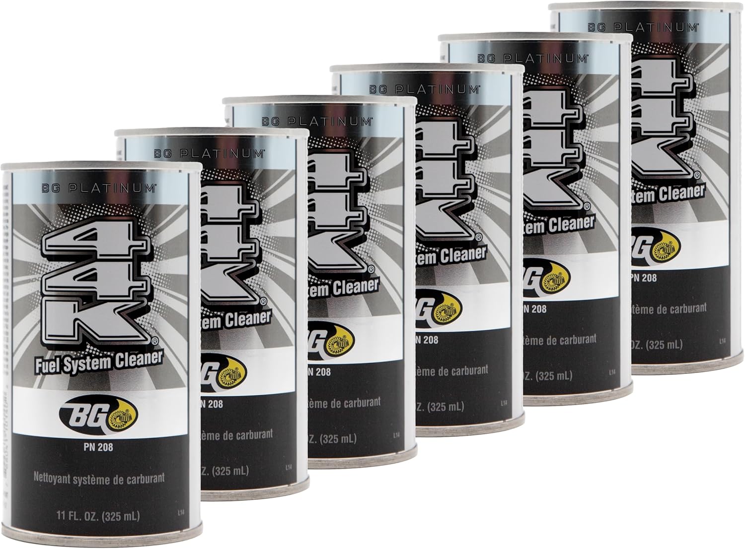 BG 44K Fuel System Cleaner Power Enhancer (Qty 6) 11oz cans