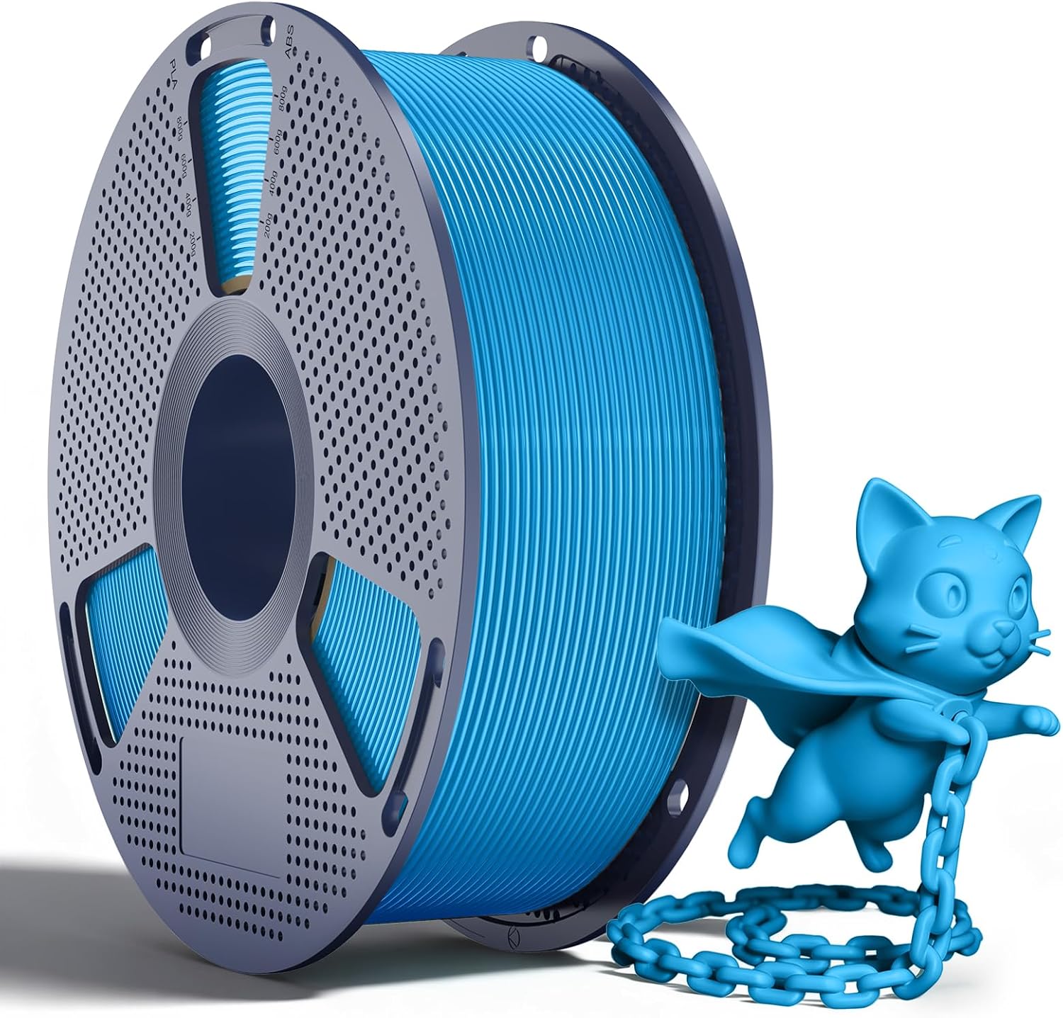 SUNLU PLA+2.0 Filament 1.75mm, 1KG, Cyan