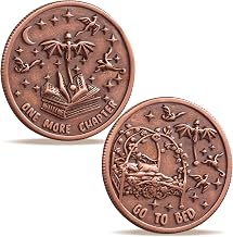LParkin Just One More Chapter Coin Gamer Bookish Gifts for Book Lovers - Unique Book Coin Flip Book Merch & Bookish Coins Presents for Reader Women, Decision Maker Idea (one More Chapter - Dragons)