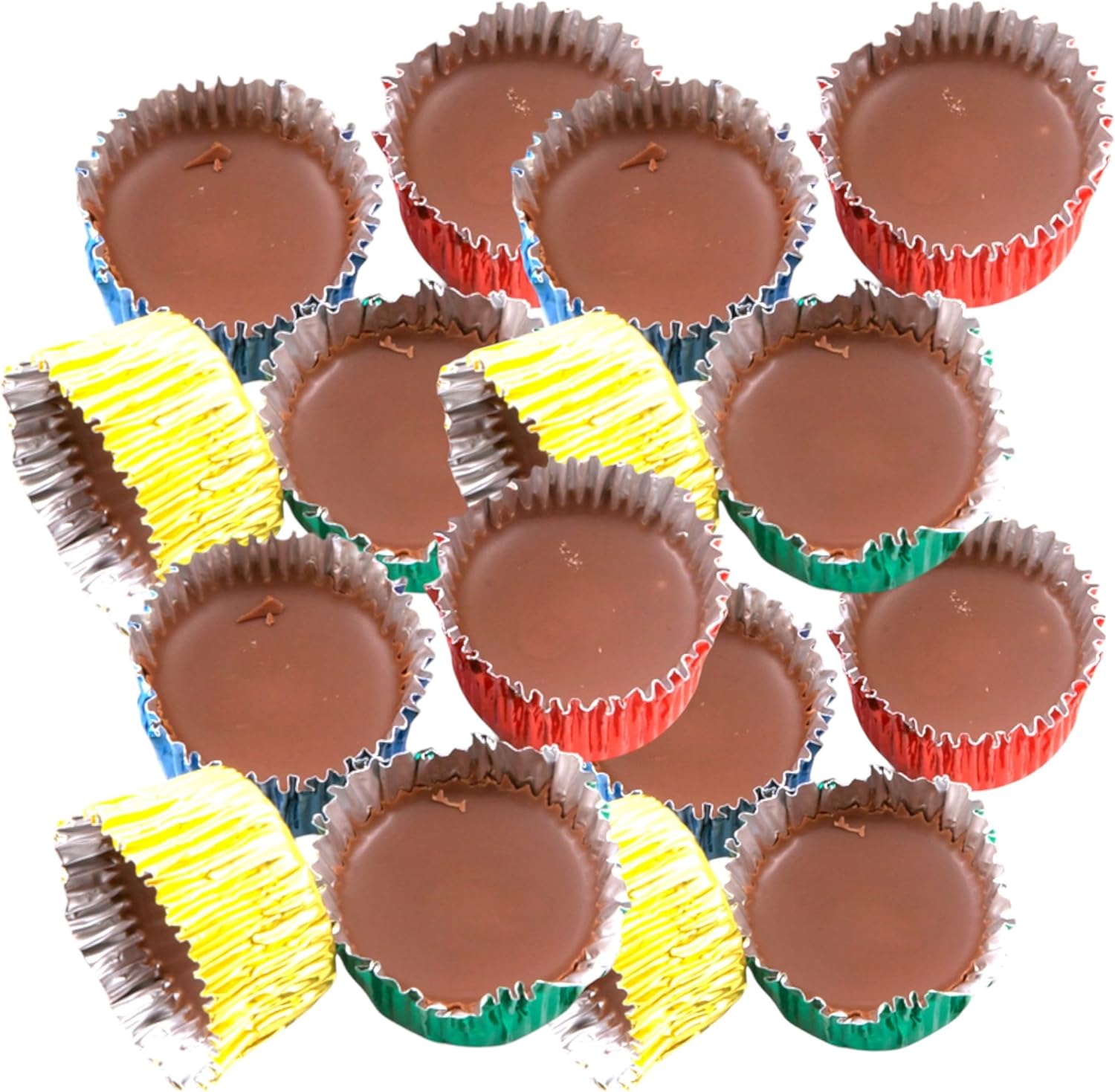 Icy Cups Chocolate Flavour Candy Pieces, Pack of 100 (400g) or 200 (800g), Individually Wrapped (50 piece 200g)