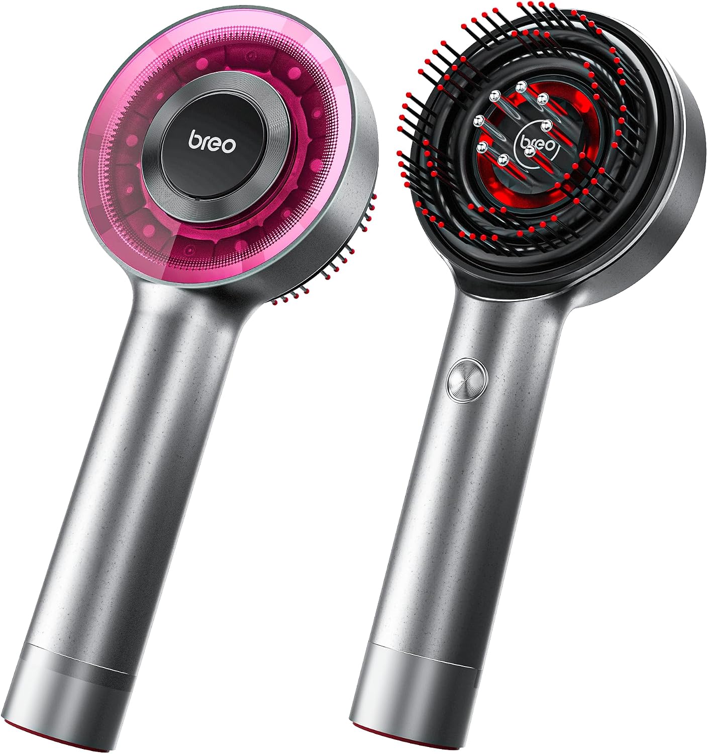 Breo 3 in 1electric Scalp Massager Brush Hair Oil applicator red Light iPX7