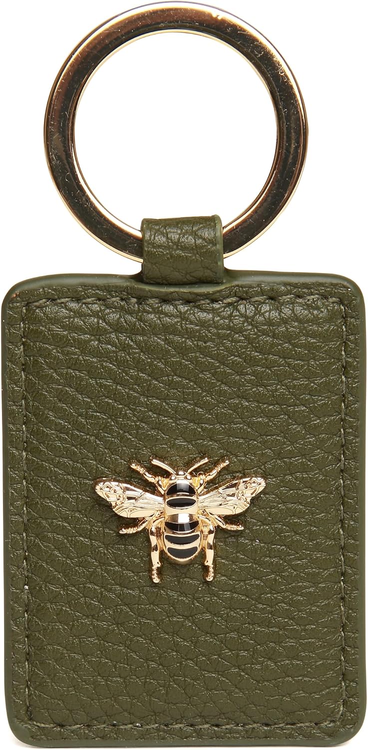 Alice Wheeler Bee Keyring Vegan Leather