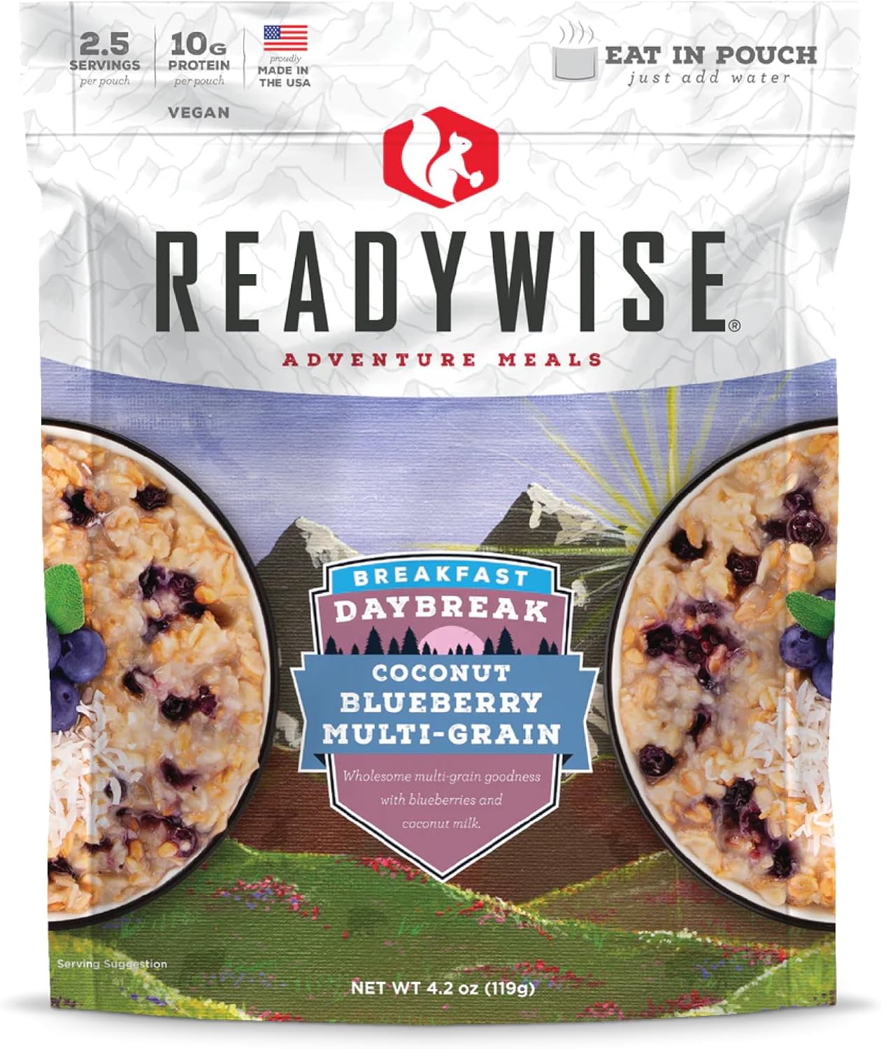 ReadyWise Outdoor Freeze-Dried Backpacking and Camping Meals, Tasty Meals and Snacks for Hiking, Backpacking, or Emergency Preparedness - Entree and Soups