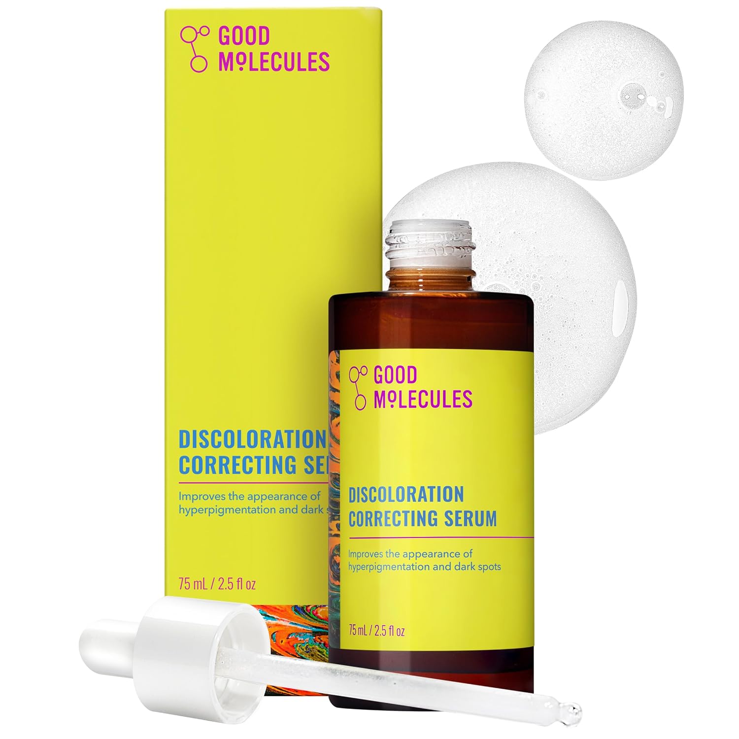 Good Molecules Discoloration Correcting Serum, Dark Spot Serum, 2.5 fl oz