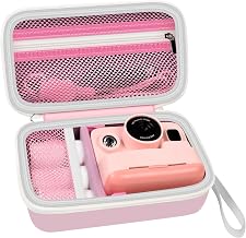 Case Compatible with DYLANTO for Anchioo for ESOXOFFORE for YTETCN for WEEFUN for GKTZ for Amzelas Instant Print Camera, Kids Camera Storage Holder Organizer for Accessories (Box Only) - Pink