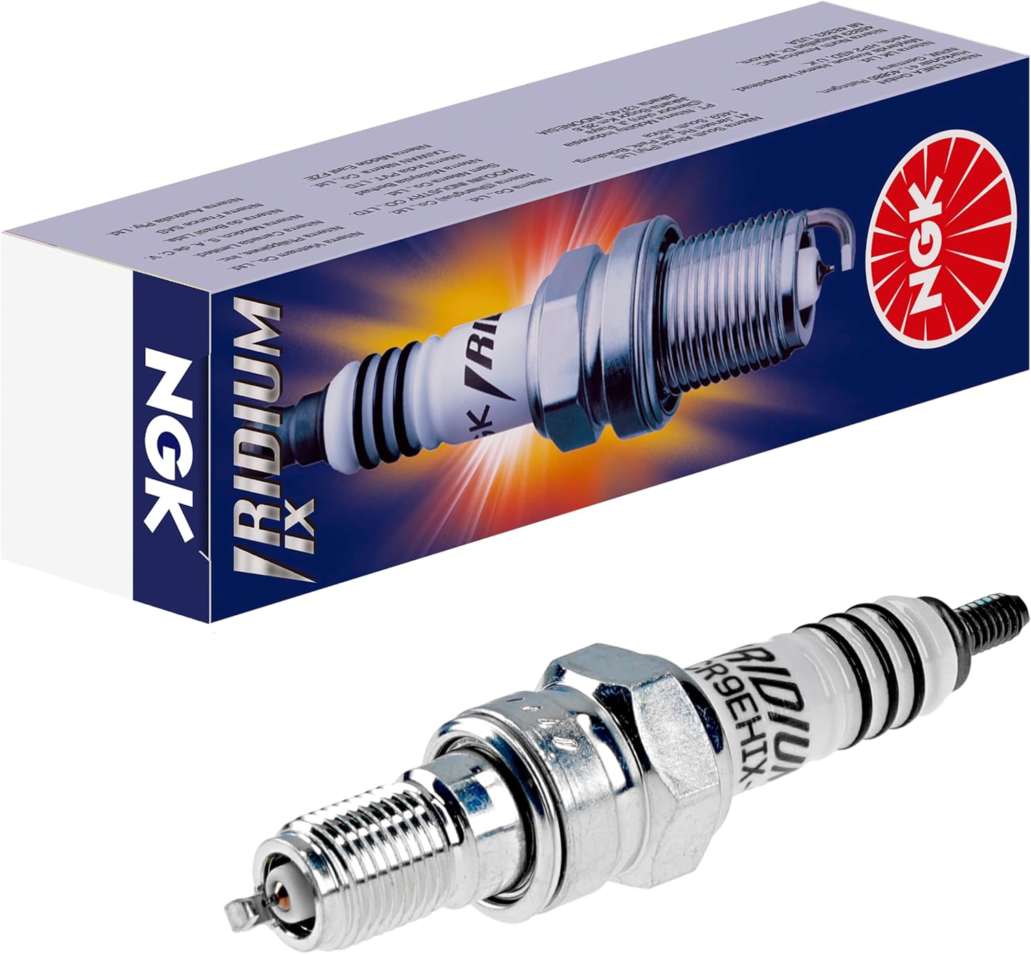 NGK Iridium IX Spark Plugs - Part No. CR9EHIX-9 - Stock No. 6216
