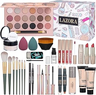 Makeup Kit for Women All in One Makeup Sets Makeup Kit for Women Full Kit Teens Makeup Essential Bundle Include 18 Color Eyeshadow Palette Set
