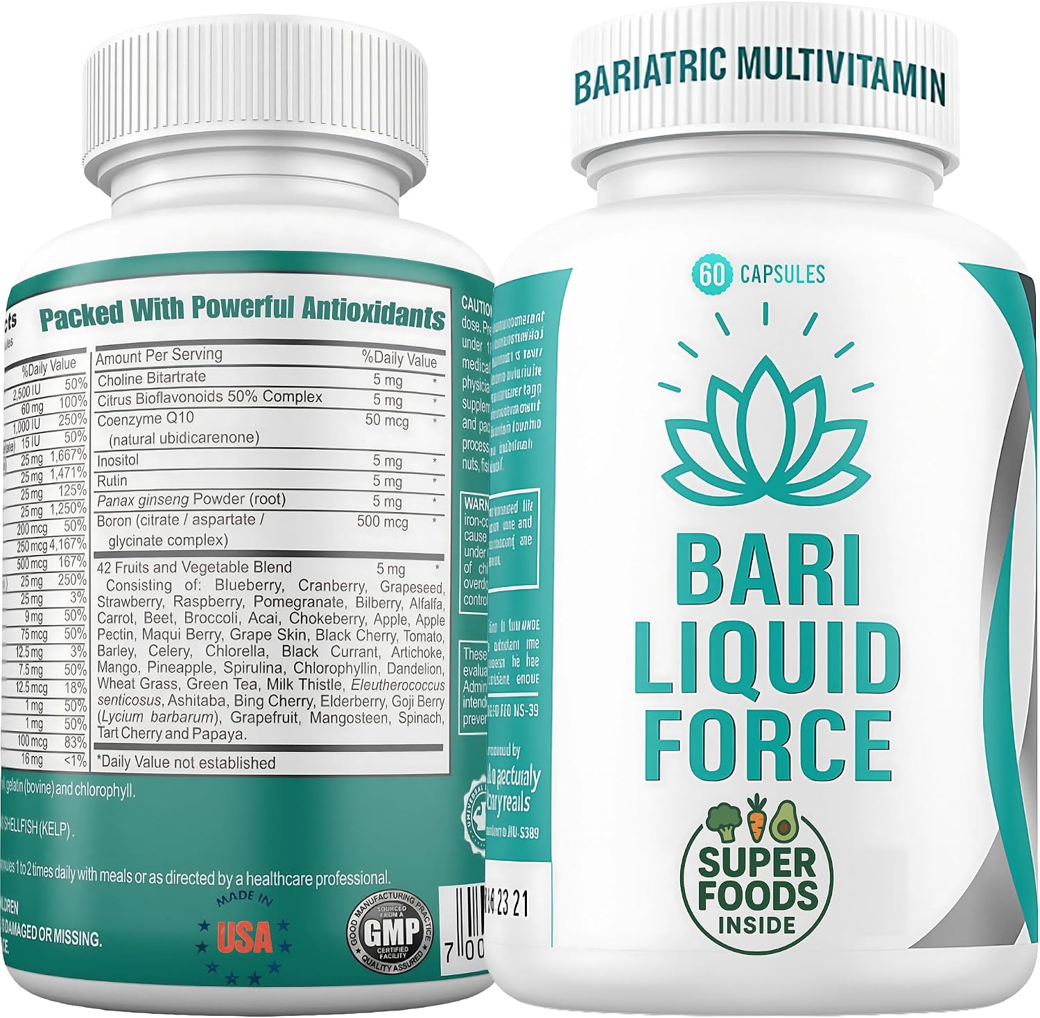 Bariatric Multivitamin for Post Gastric Sleeve, Bariatric Sleeve, Gastric Bypass