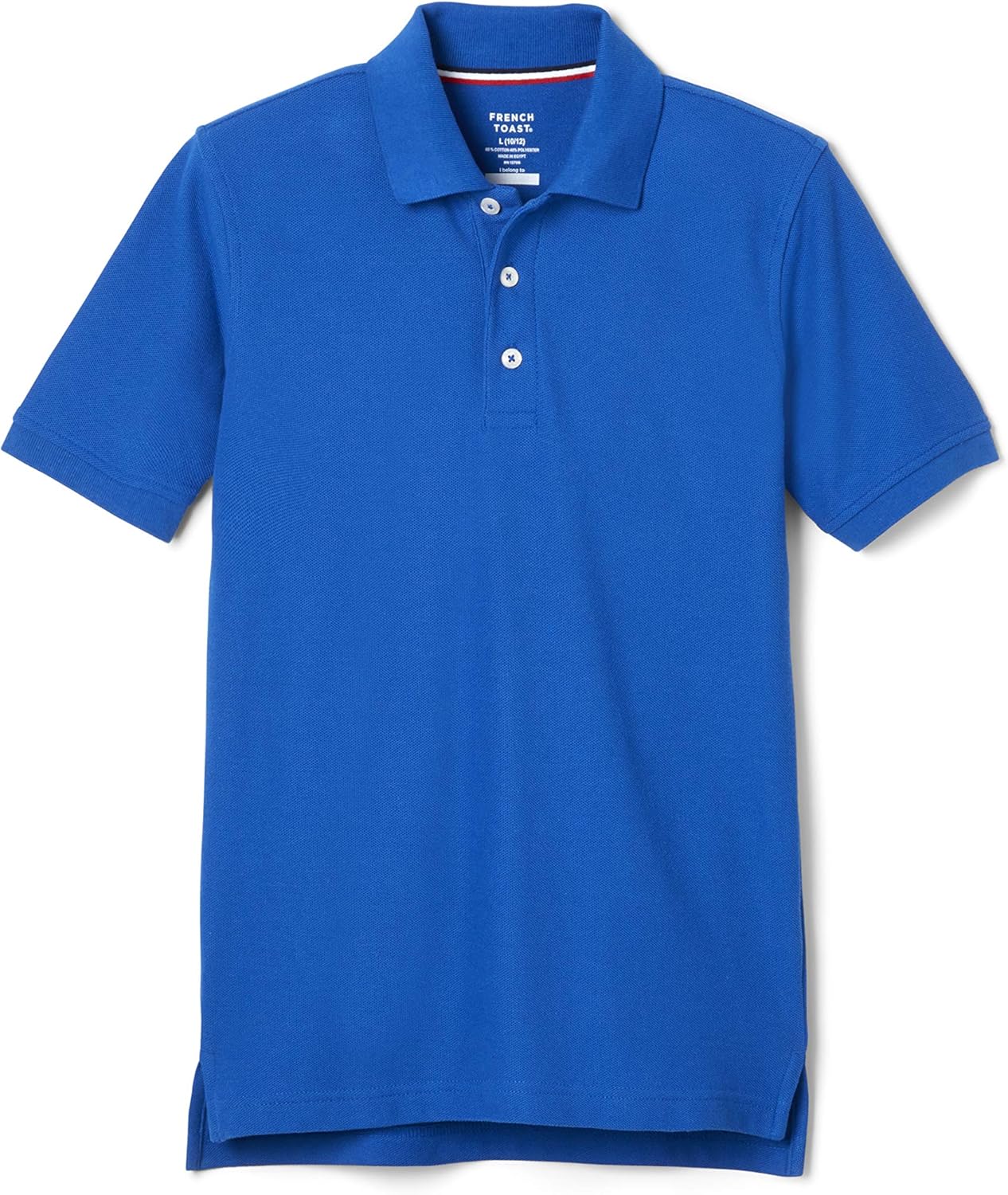 French Toast Boys' Short Sleeve Pique Polo Uniform Shirt (Standard & Husky)