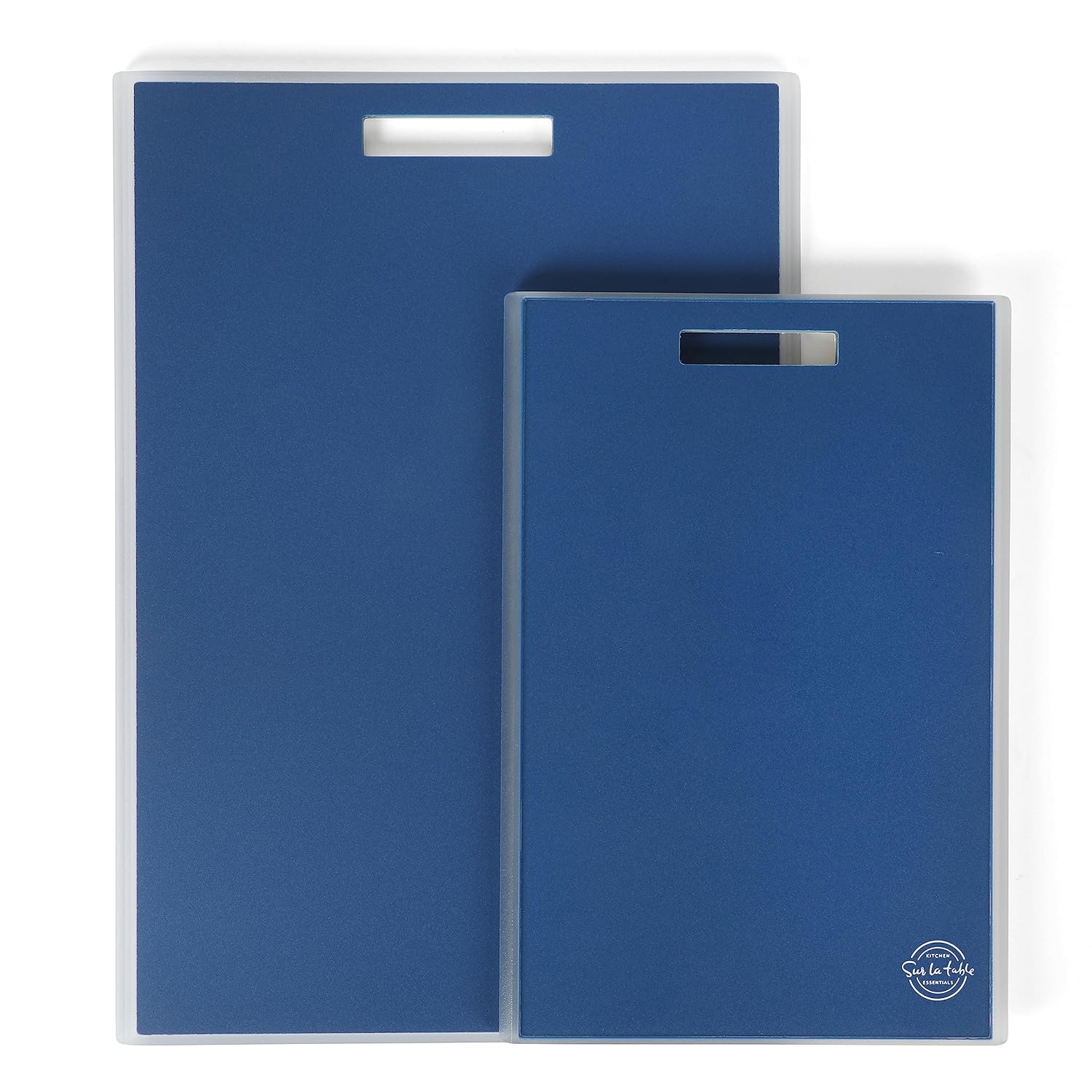 Sur La Table Kitchen Essentials 2 Piece (17" x 12" & 13" x 9") Cutting Board Set - Blue