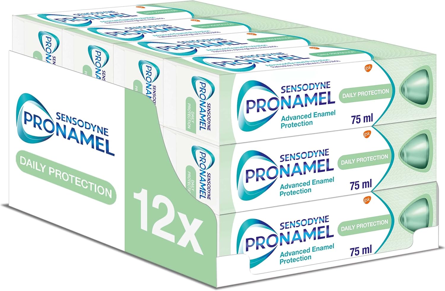 Sensodyne Pronamel Daily protection Toothpaste 75 ml (pack of 12)