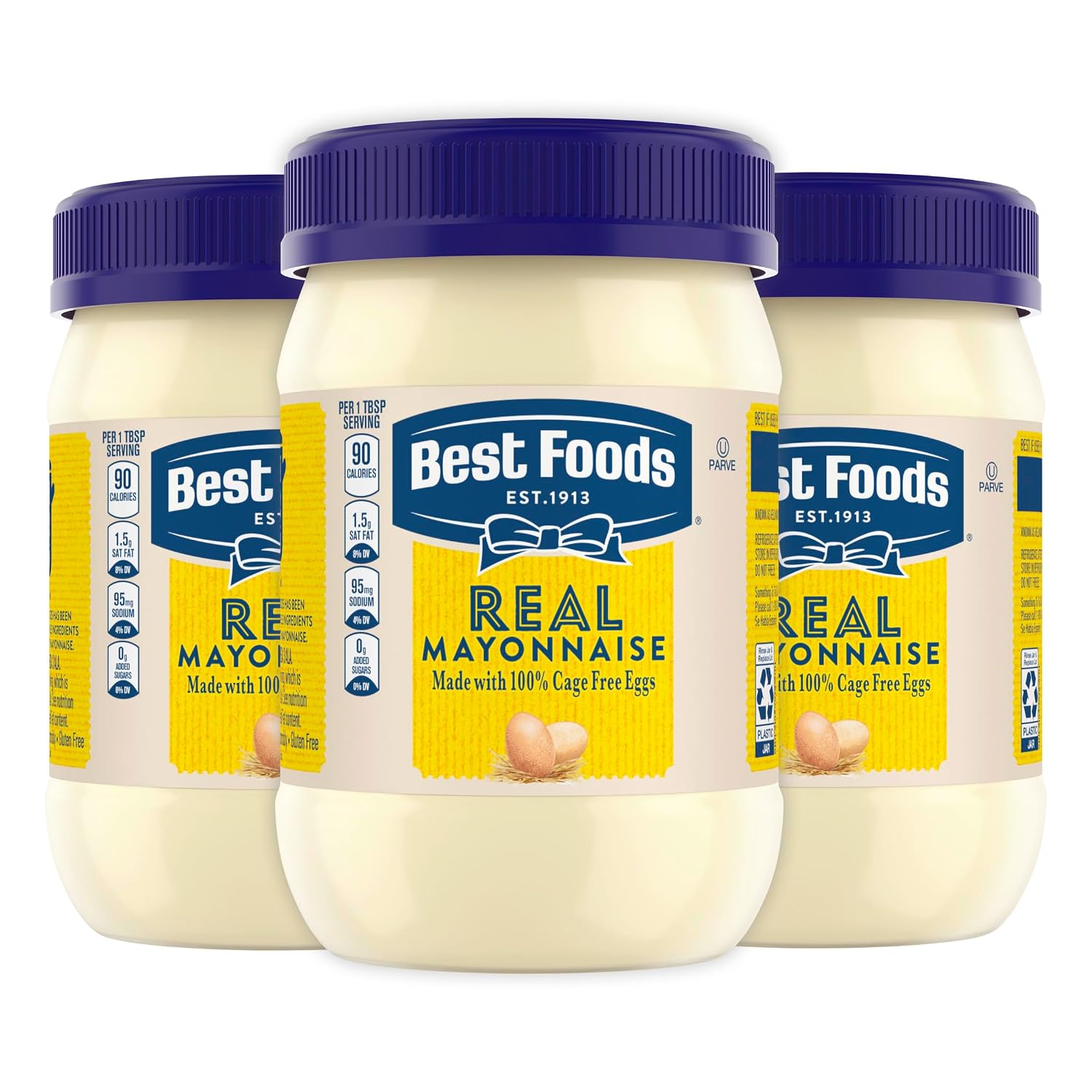 Best Foods Real, Mayonnaise, 15 oz, 4 Pack