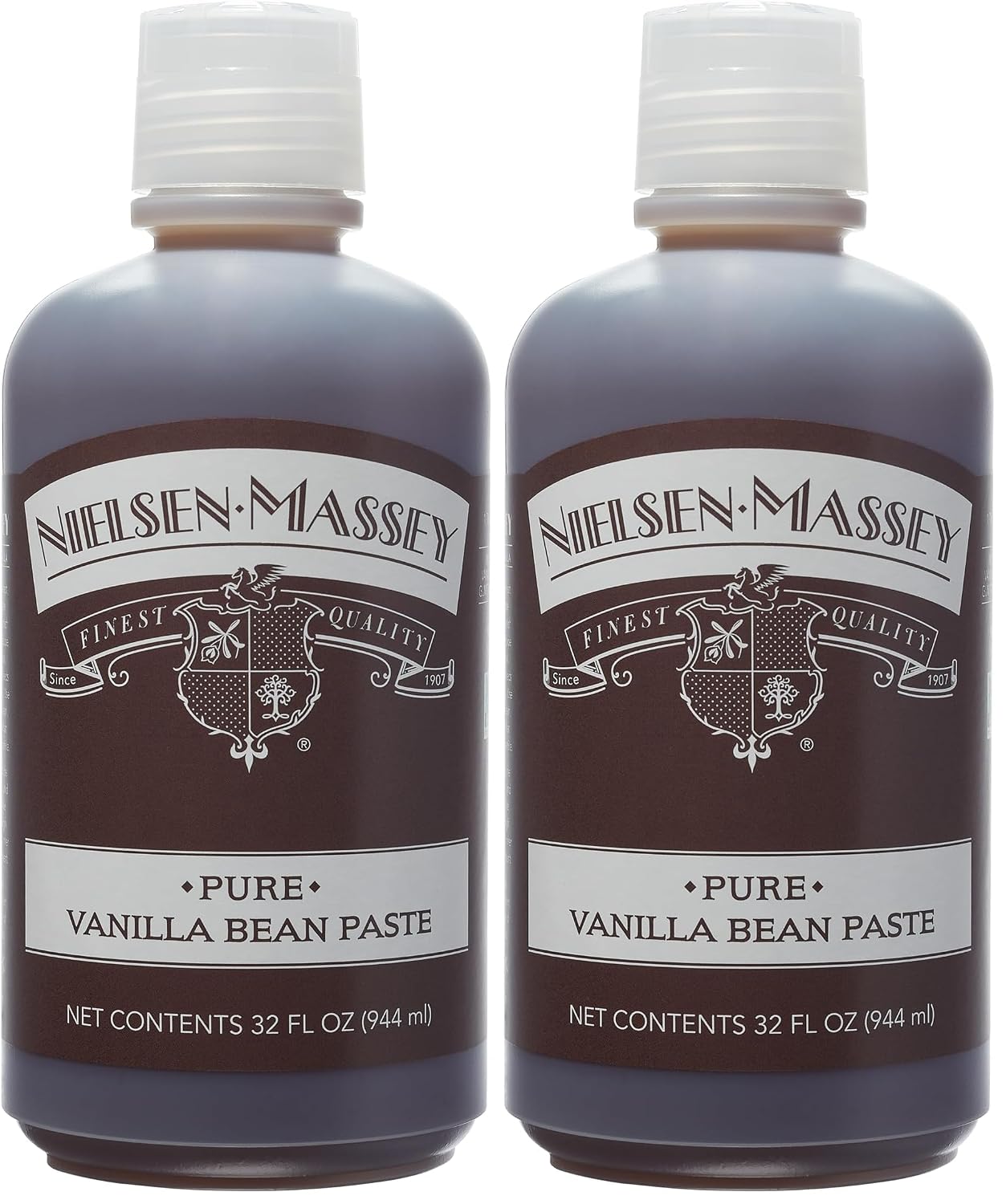 Nielsen-Massey Pure Vanilla Bean Paste for Baking and Cooking, 32 Ounce (Pack of 2)