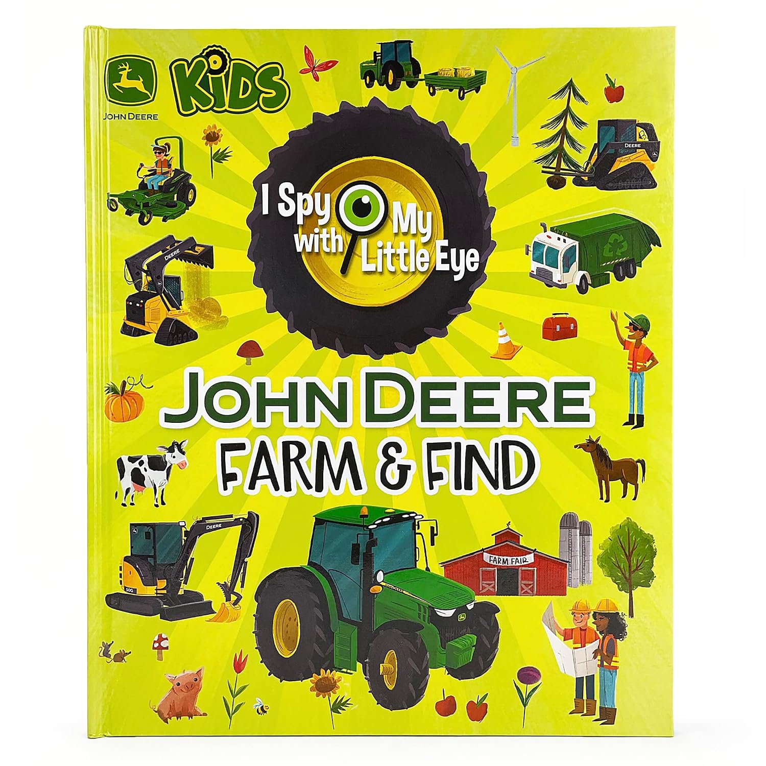 I Spy With My Little Eye John Deere Farm & Find - Kids Search, Find, and Seek Activity Book, Ages 3, 4, 5, 6+