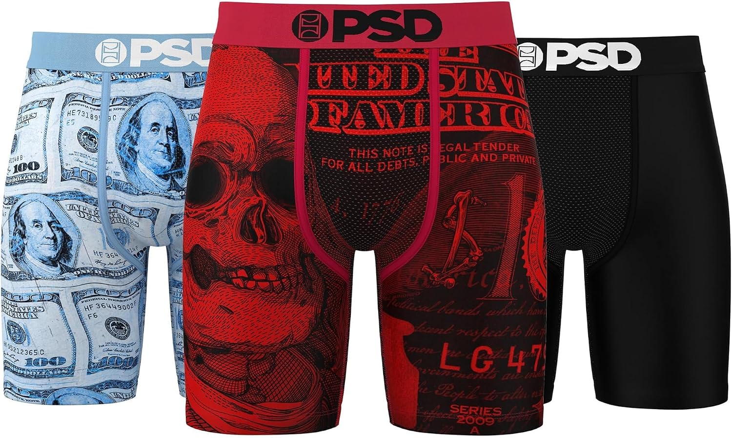 PSD Underwear Mens Und Emblem Lux Boxer Briefs