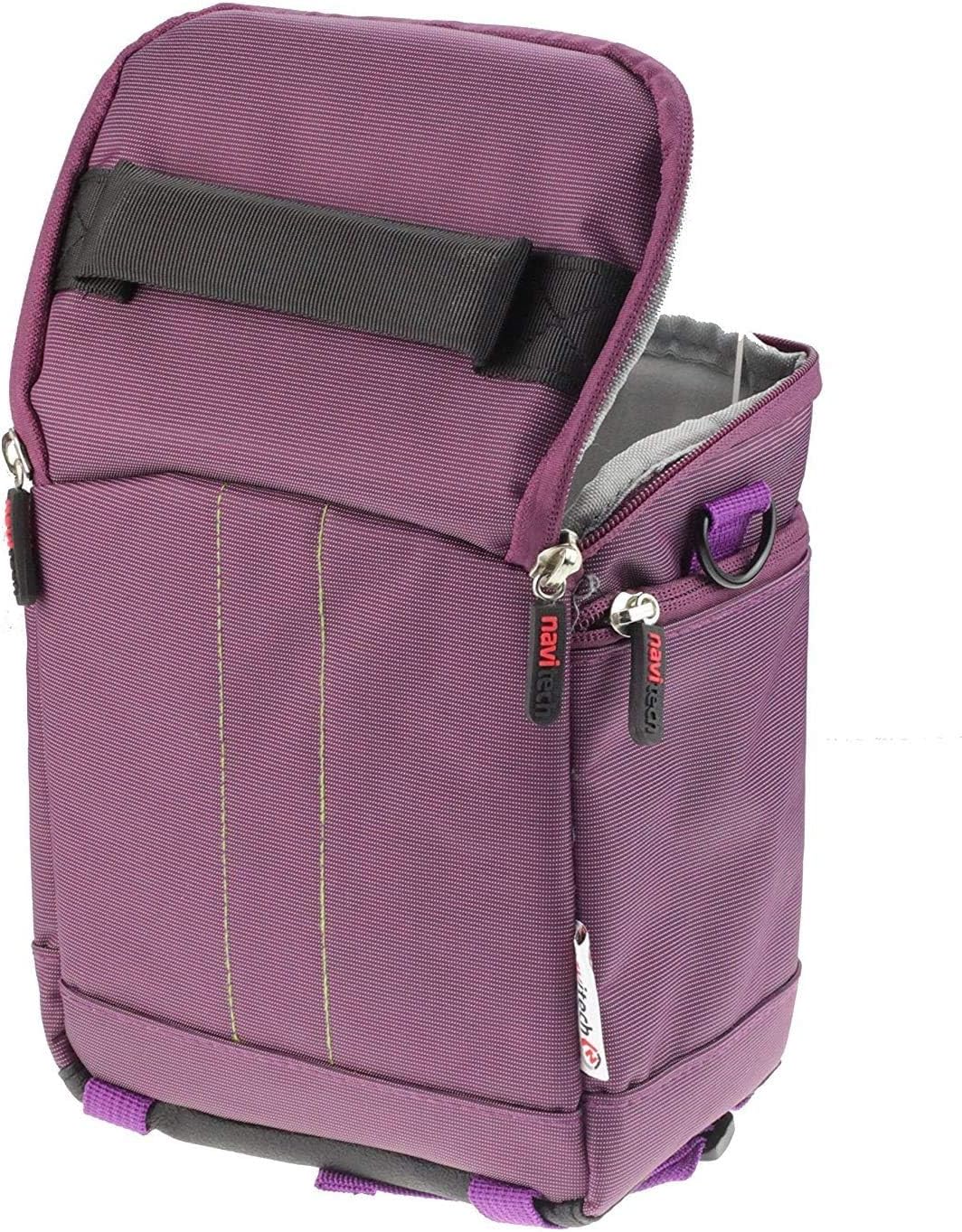 Navitech Purple Portable Binocular Shoulder Bag - Compatible With Eono 10x42 Compact Binoculars