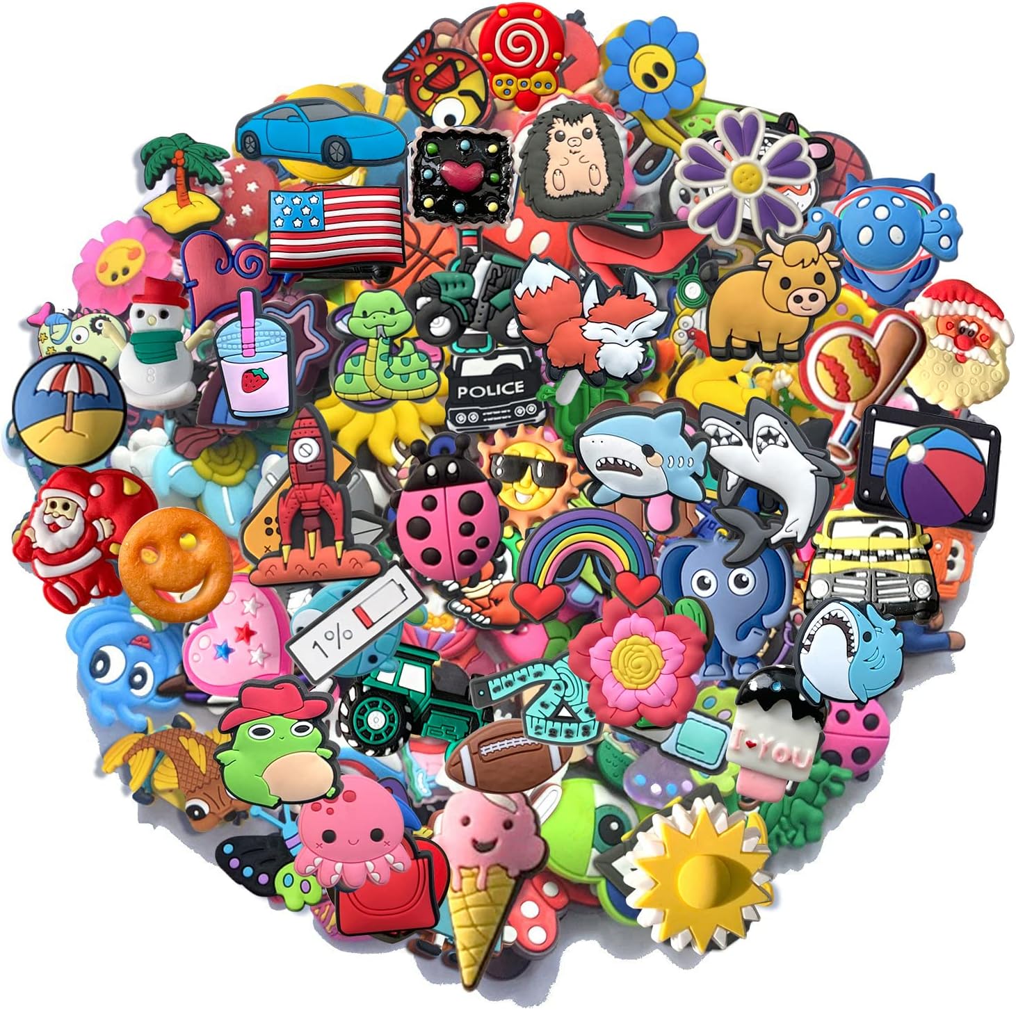 YAZO 30,50,100 pcs Random Decoration Charms for Decoration Party Gifts