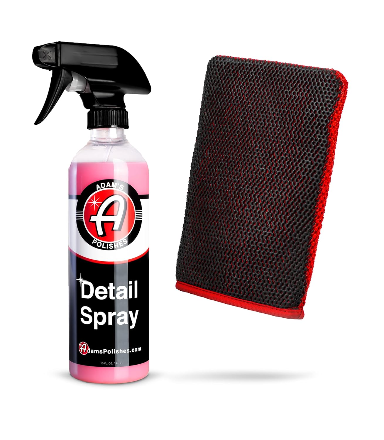 Adam's Polishes Clay Mitt - Medium Grade Clay Bar Infused Mitt | Car Detailing Glove Quickly Removes Debris from Your Paint, Glass, Wheels, & More