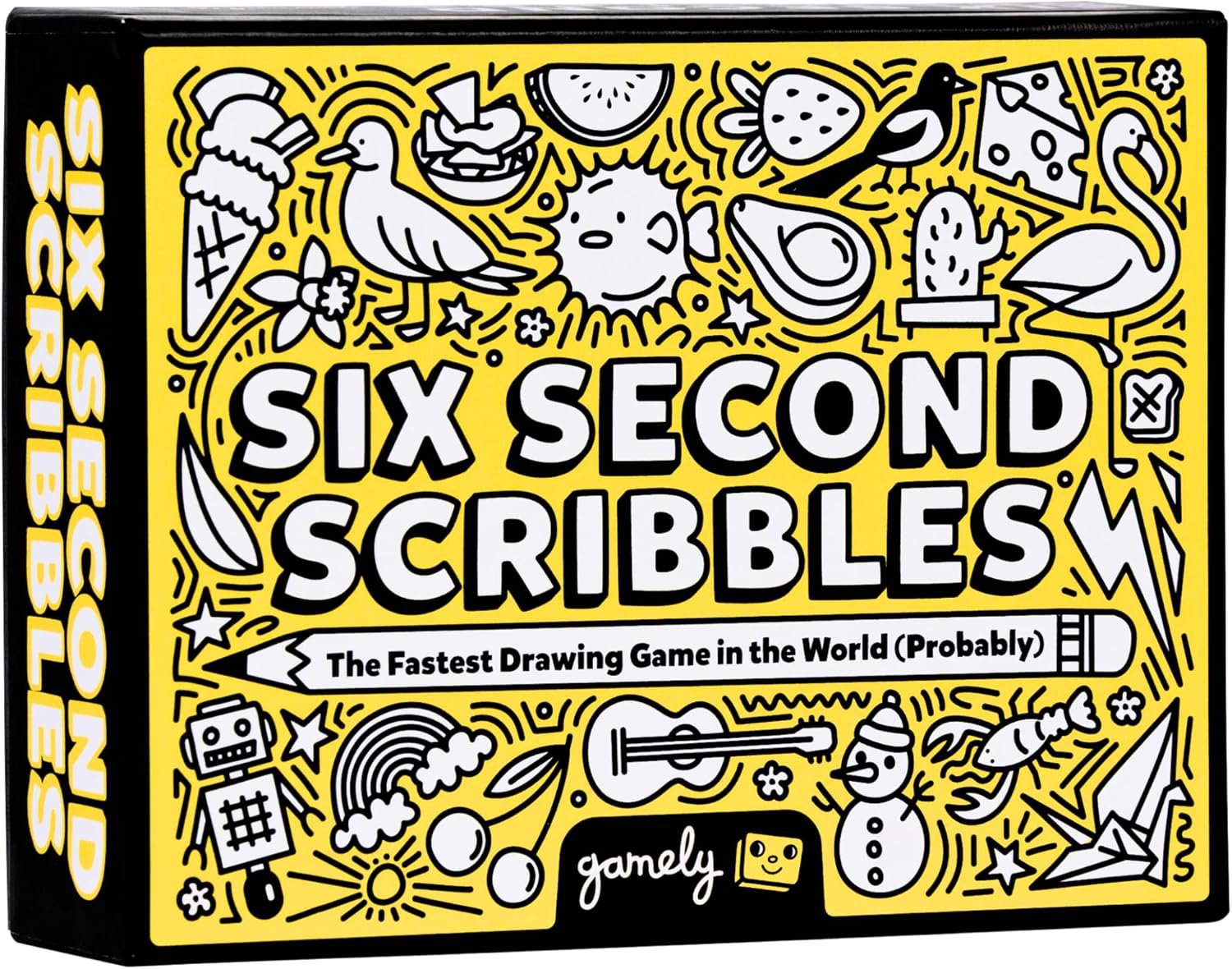 Six Second Scribbles: The frantically fast and fantastically fun drawing game | A family friendly party game for children, teens and adults (Six Second Scribbles)
