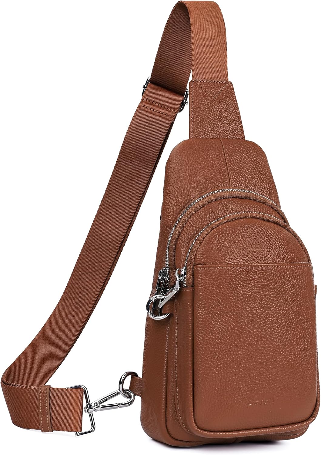 befen Geuine Leather Crossbody Bags for Women Small Sling Bag for Ladies Anti-theft Fanny Pack for Women With RFID Blocking Function