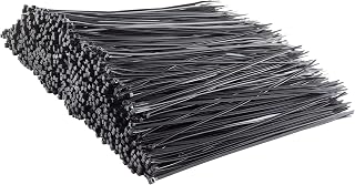 GTSE 8 Inch Black Zip Ties, 1,000 Bulk Pack, 50lb Strength, UV Resistant Strong Nylon Cable Ties, Self-Locking 8" Tie Wraps