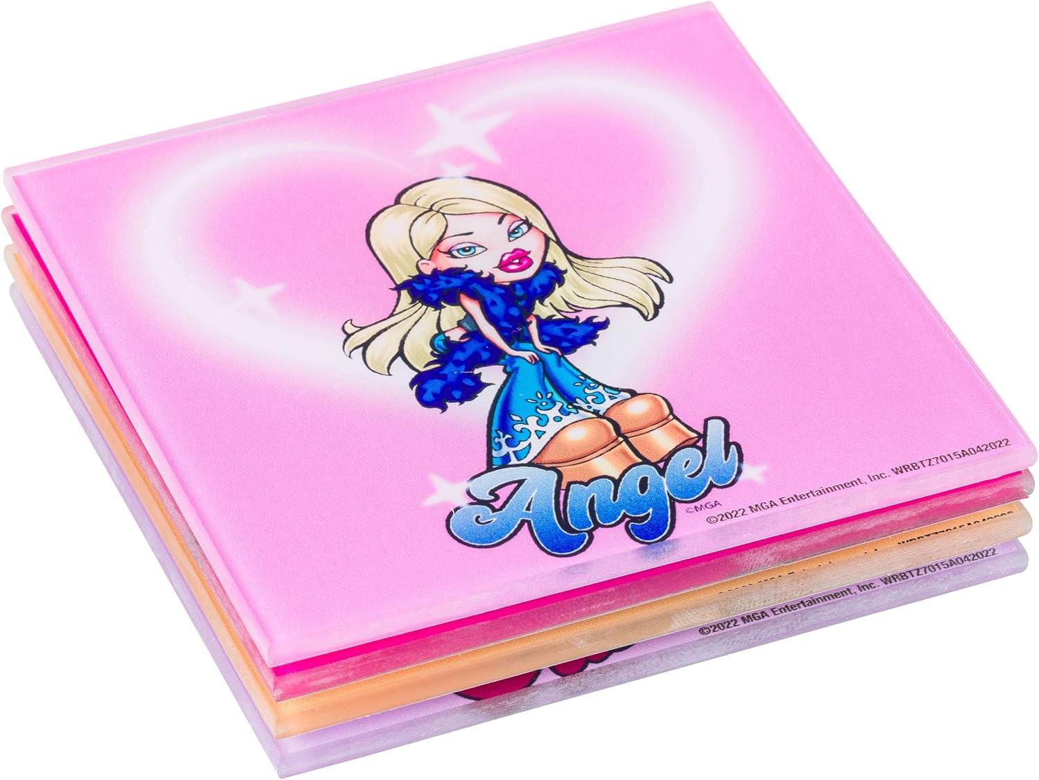 Silver Buffalo Bratz Character Icons 4-Pieces Glass Coaster Set