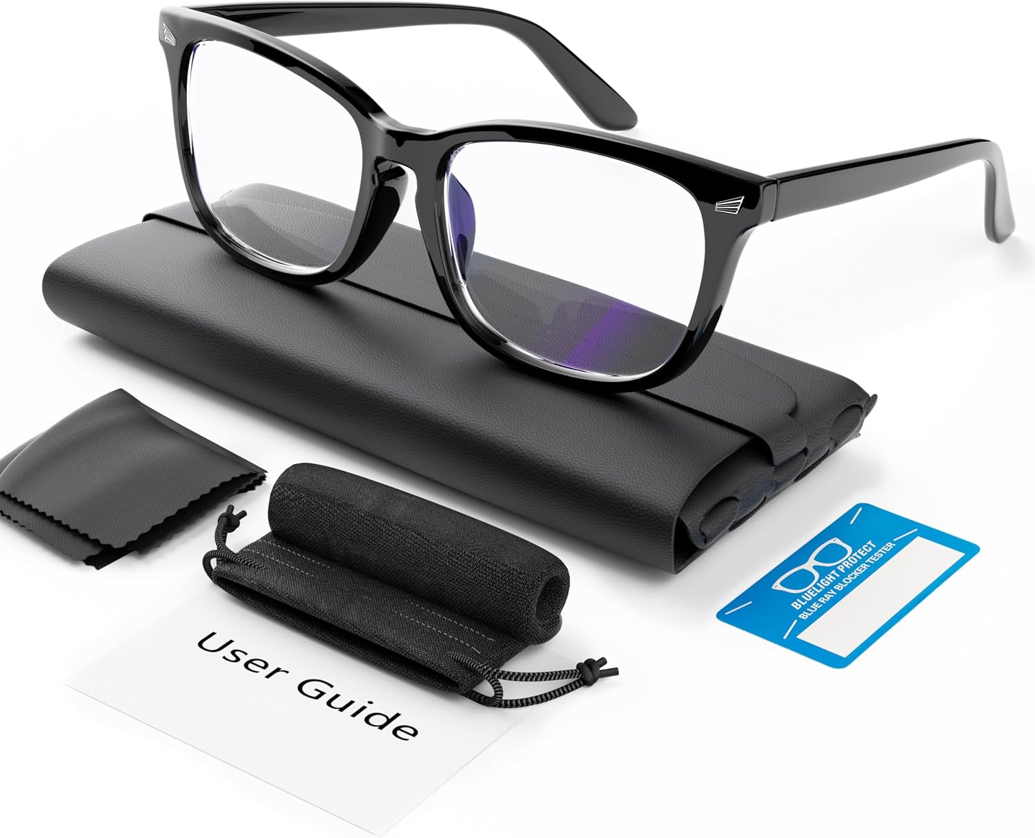 COOLOO Blue Light Blocking Glasses, Gaming Computer Glasses Anti Glare Headache Eyes Strain Glasses with Blue Light Filter, Super Light Weight Fashion