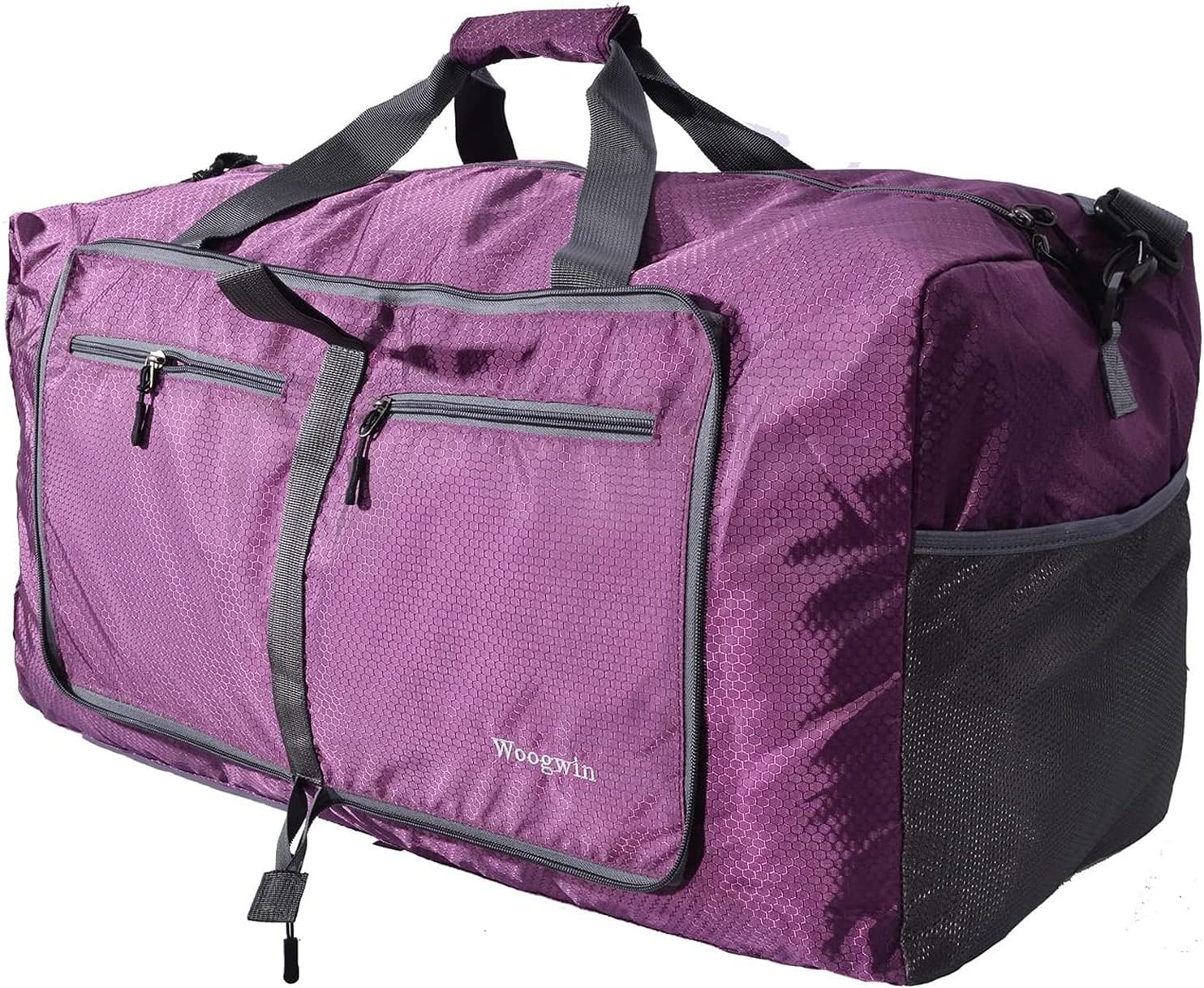ehsbuy 60L Foldable Travel Duffle Bags for Men Women Large Holdall Waterproof Overnight Weekend Bags for Gym Luggage