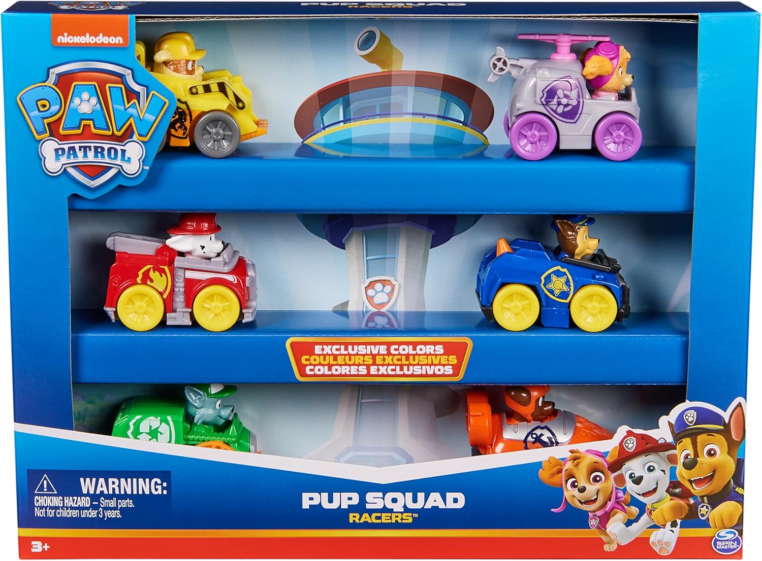 Paw Patrol Age 3+: Pup Squad Racers, 6-Piece Vehicle Gift Set, Kids’ Toys for Boys & Girls Aged 3 and Up