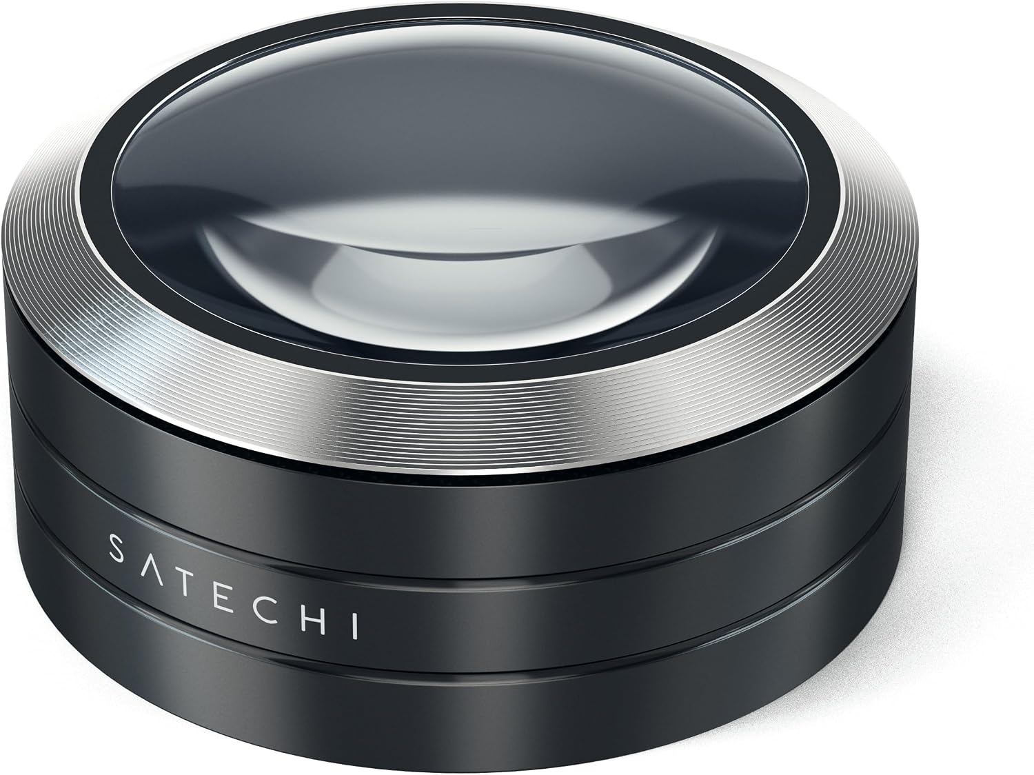Satechi ReadMate LED Desktop Magnifier with up to 5X Magnification - Carrying Case Included (Black)