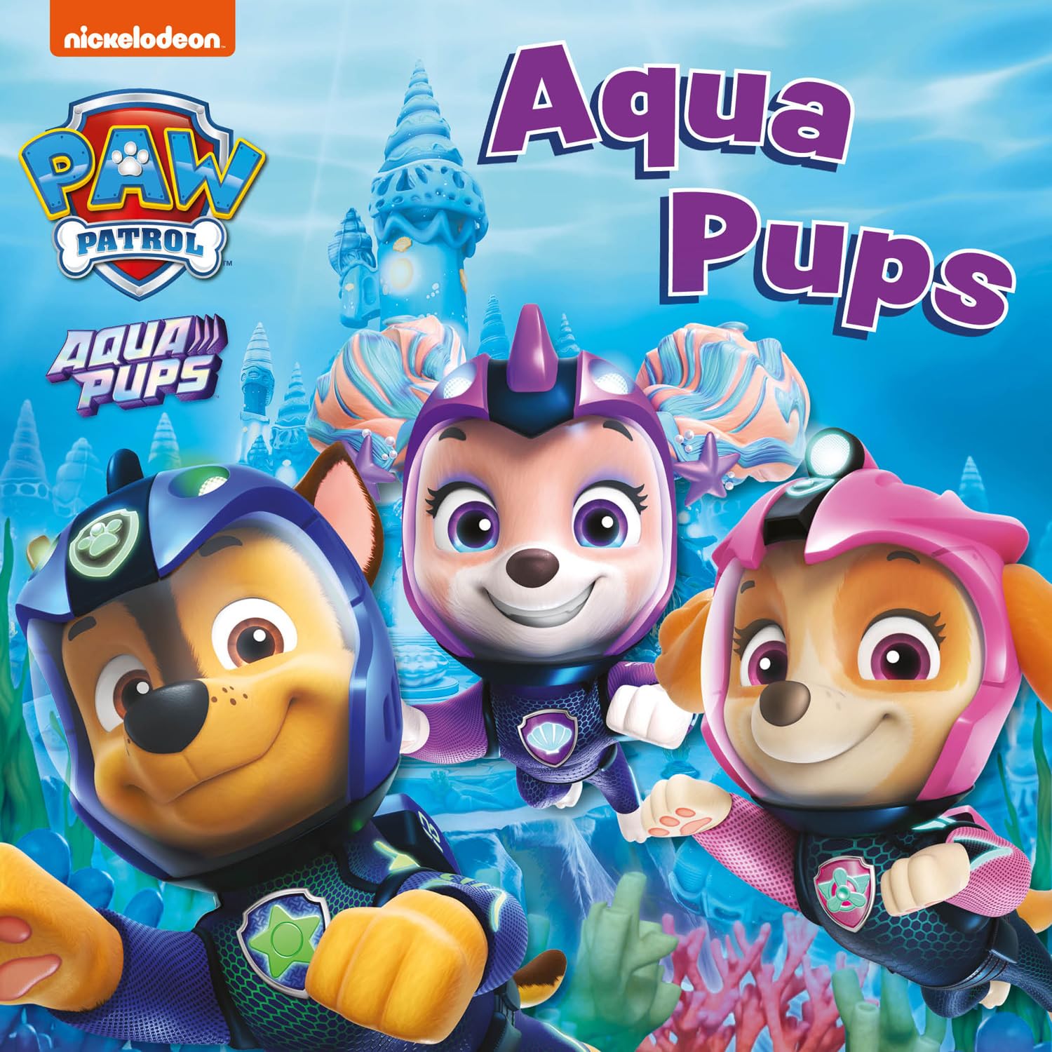 PAW Patrol Board Book – Aqua Pups: New for 2025 – an action-packed story book based on the popular show, perfect for young children aged 1, 2, 3, 4, 5!