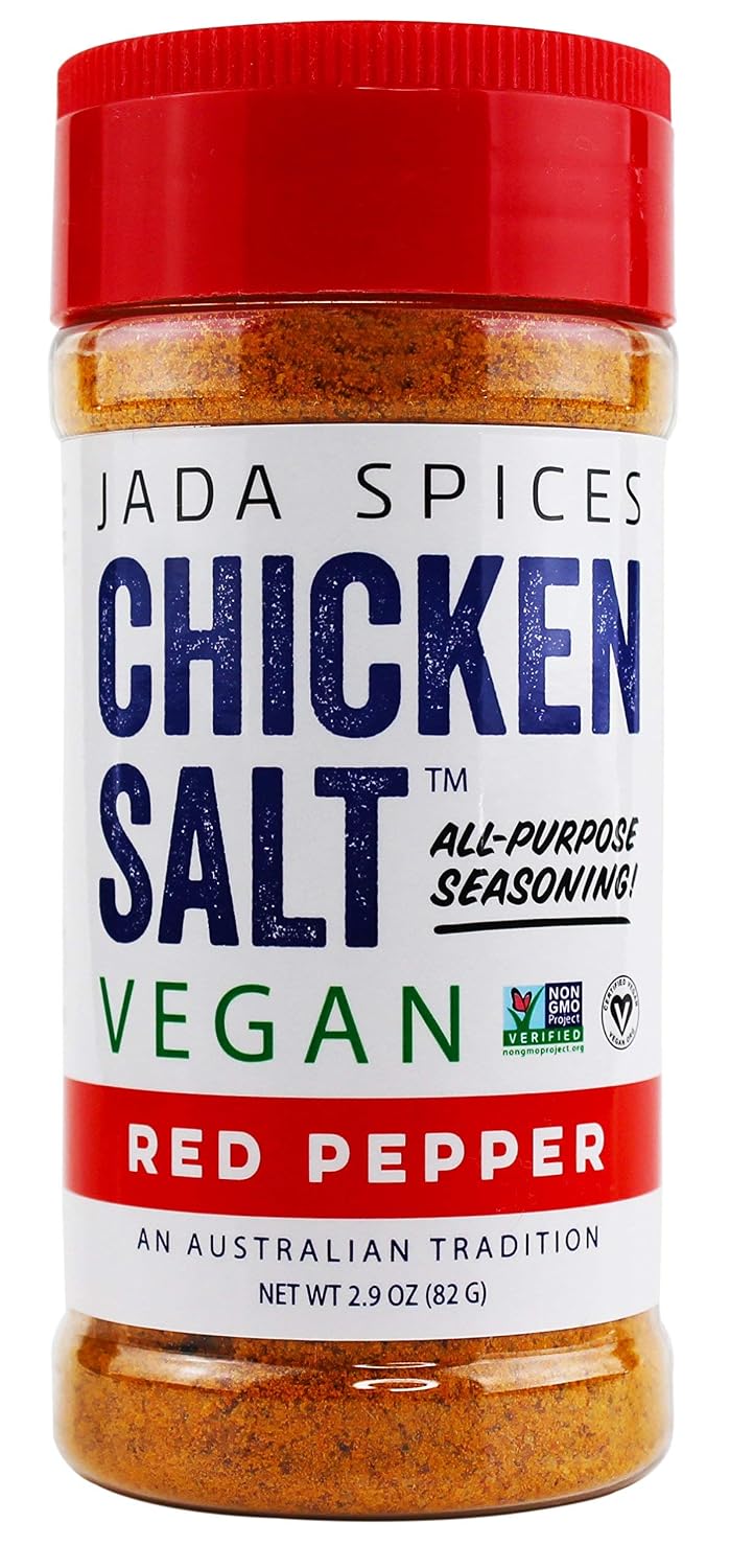 JADA Spices Chicken Salt Spice and Seasoning - Red Pepper Flavor - Very Hot! Vegan, Keto & Paleo Friendly - Perfect for Cooking, BBQ, Grilling, Rubs, Popcorn and more - Preservative & Additive Free