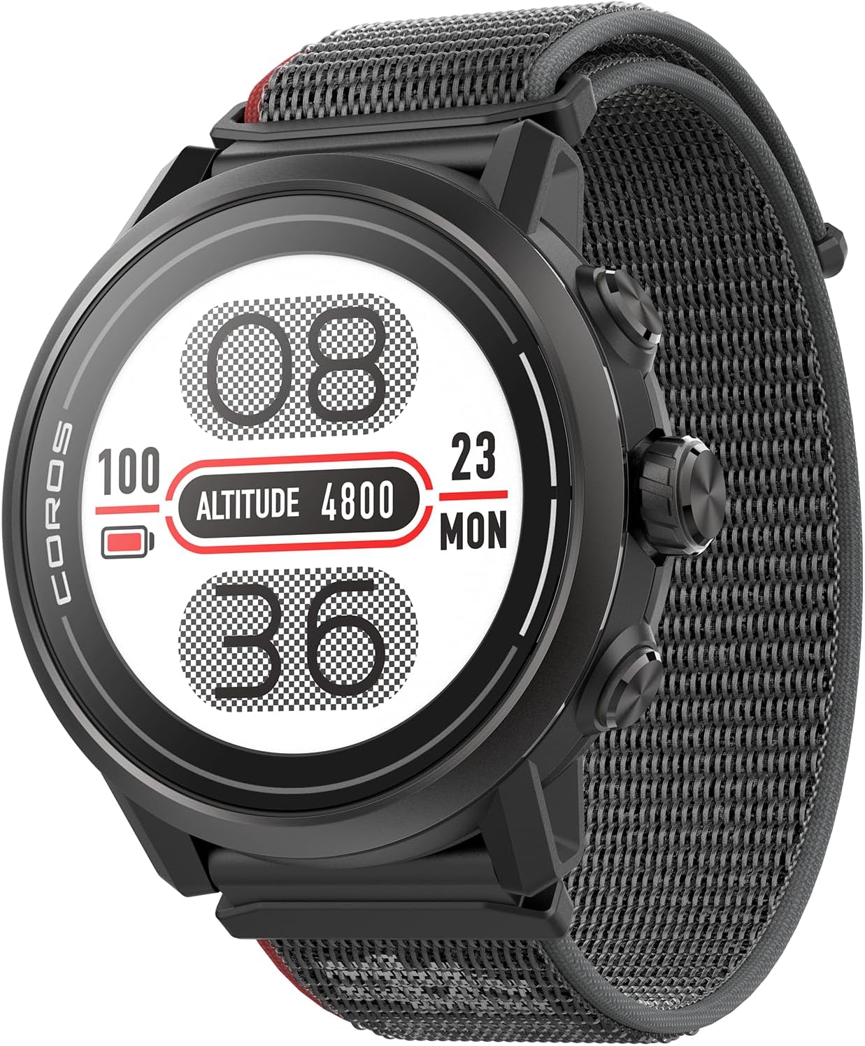 COROS APEX 2 GPS Outdoor Watch,1.2" Sapphire Screen,14 Days/40 Hours Battery Life,5 Satellite Systems, Offline Maps, Heart Rate Monitor, Music, Triathlon, Multisport, Training Plan and Workout-Black