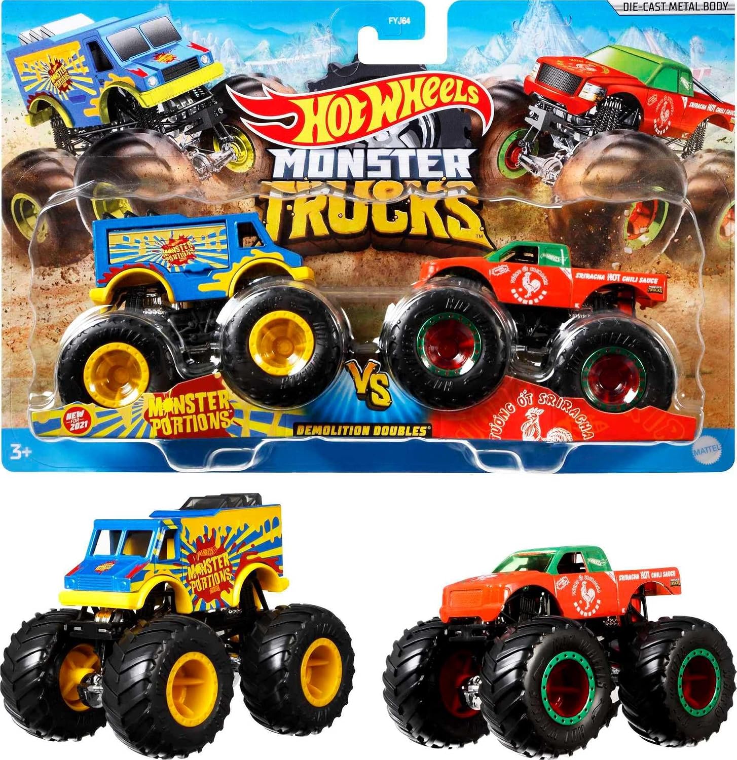 Hot Wheels Monster Trucks Demolition Doubles (Styles May Vary)​​​ ​