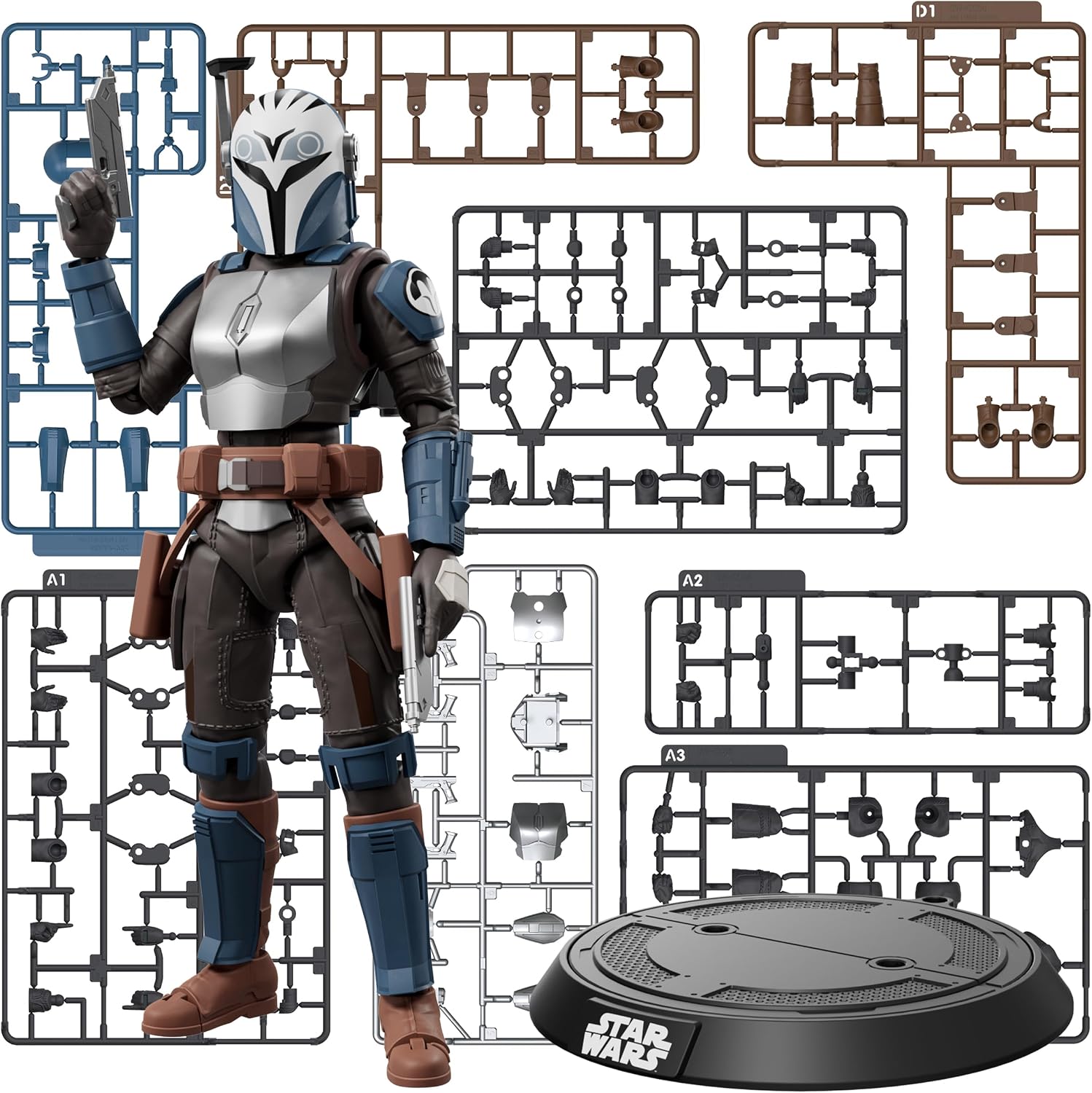 BLOKEES - Star Wars: The Mandalorian - CC06 Series - Bo-Katan Kryze - Assembly Required - No Tools - No Paint - No Glue - No Cutting - Age 14+