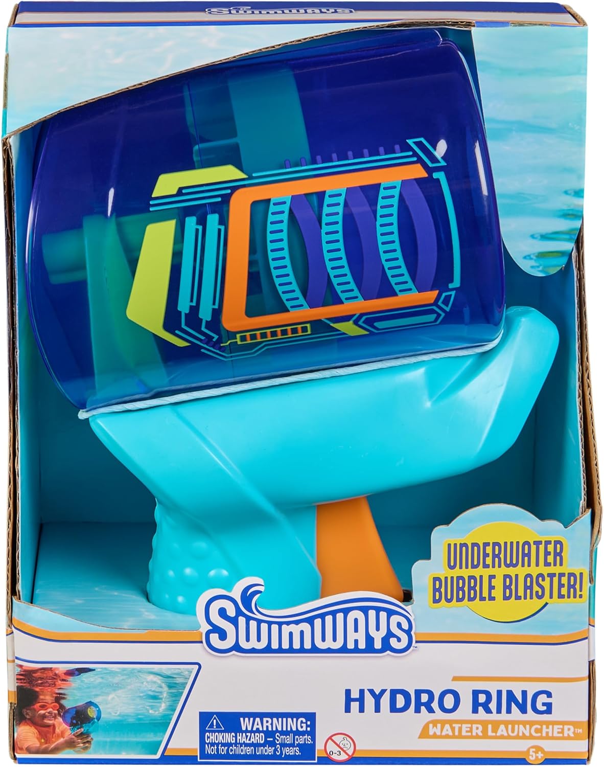 SwimWays Hydro Ring Water Launcher, Kids Pool Toys for Swim Training, Water Blaster Toys & Outdoor Games for Kids Aged 5 & Up
