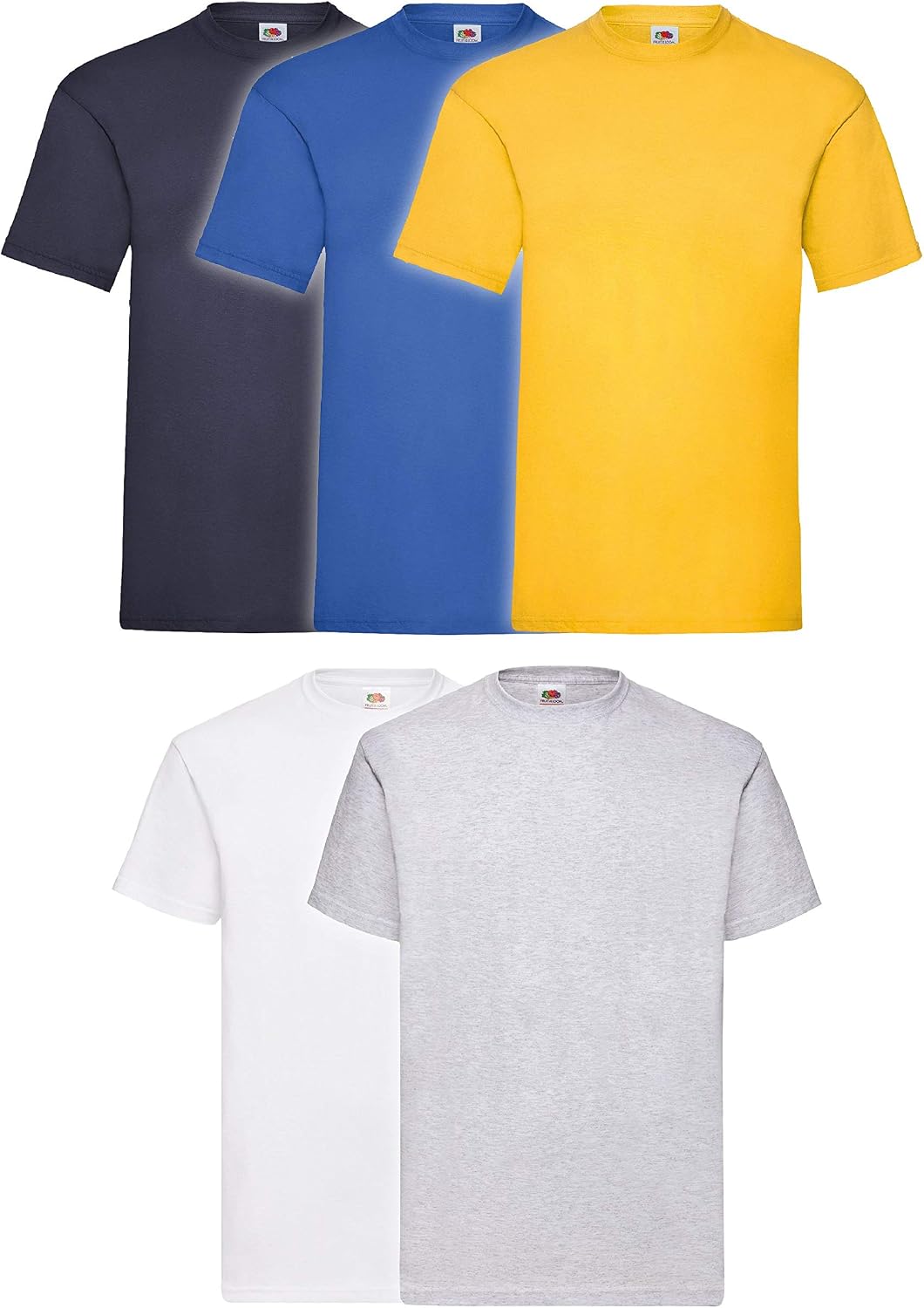 Fruit of the Loom Original T Logo Men's T-Shirt, Pack of 5