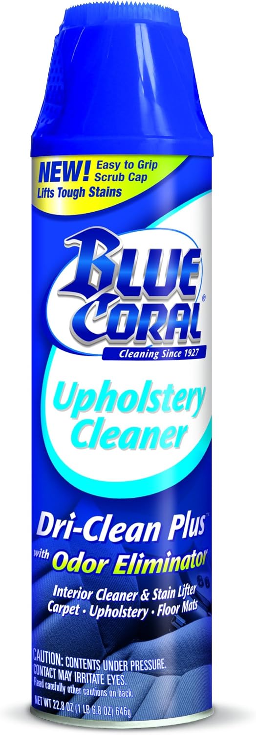 Blue Coral (DC22-6PK Dri-Clean Upholstery Cleaner with Odor Eliminator - 22.8 oz., (Pack of 6)