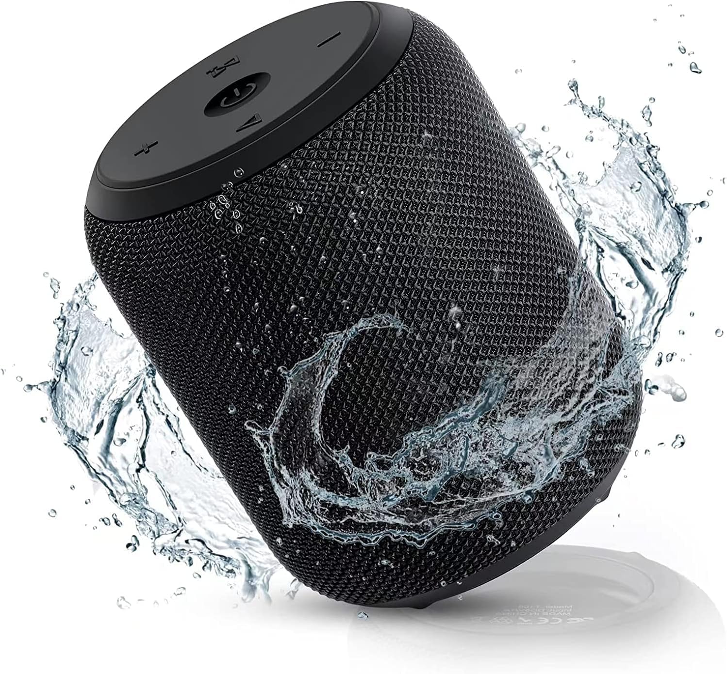 NOTABRICK Bluetooth Speaker, 15W Portable Speakers Bluetooth Wireless V5.0 with Stereo Sound, Extra Bass, IPX67 Waterproof, TWS, 15H Playtime Small Speakers for Home Outdoor Beach Party (Black)