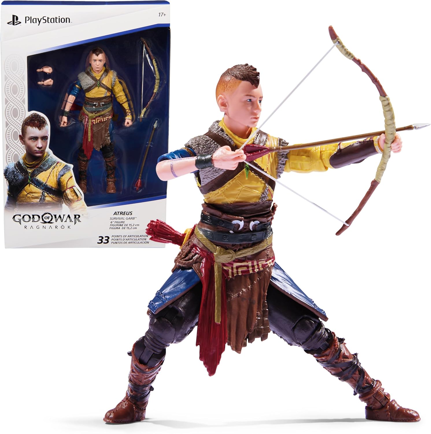 PlayStation God of War Ragnarok Atreus 6" Deluxe Figure