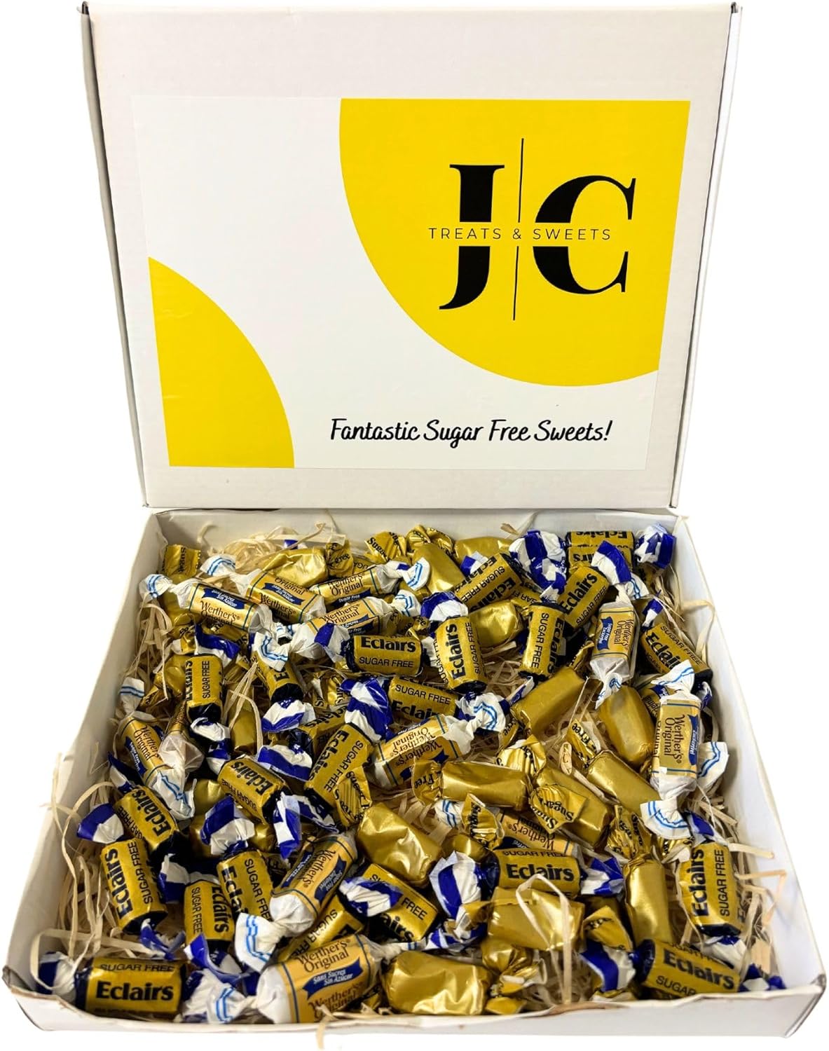Sugar Free Sweets Diabetic Eclairs And Toffee Hamper Including British Originals And Stockley's | The Sugar Free Sweets UK Gift Box