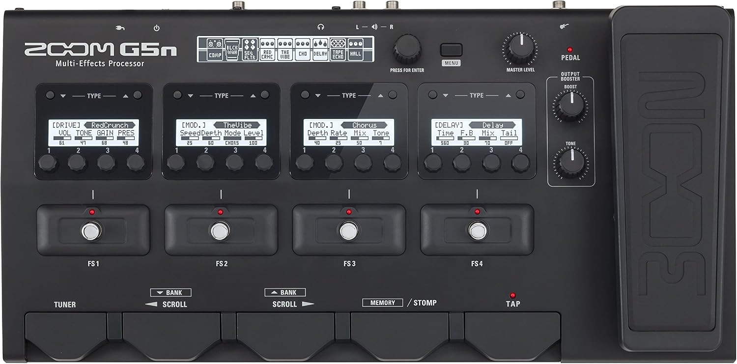 Zoom G5n/UK Multi-Effects Processor for Guitarists