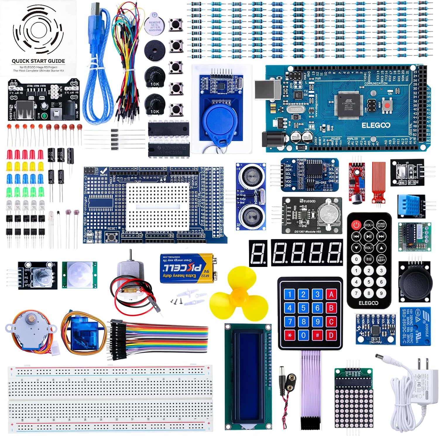 ELEGOO Mega 2560 R3 Project The Most Complete Starter Kit with Tutorial