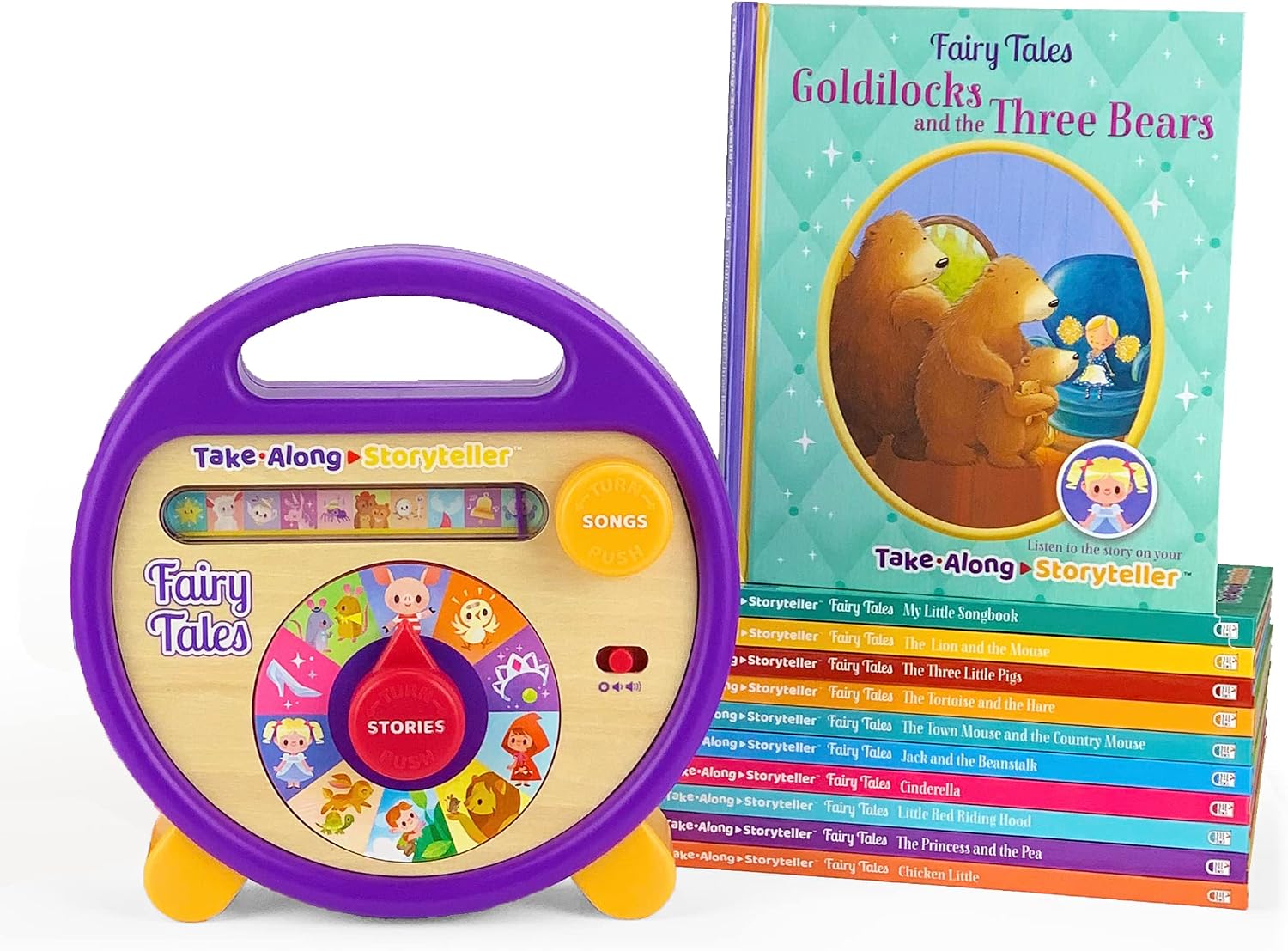 Fairy Tales Take Along Storyteller (Music Player/Reader with 11 follow-along books)