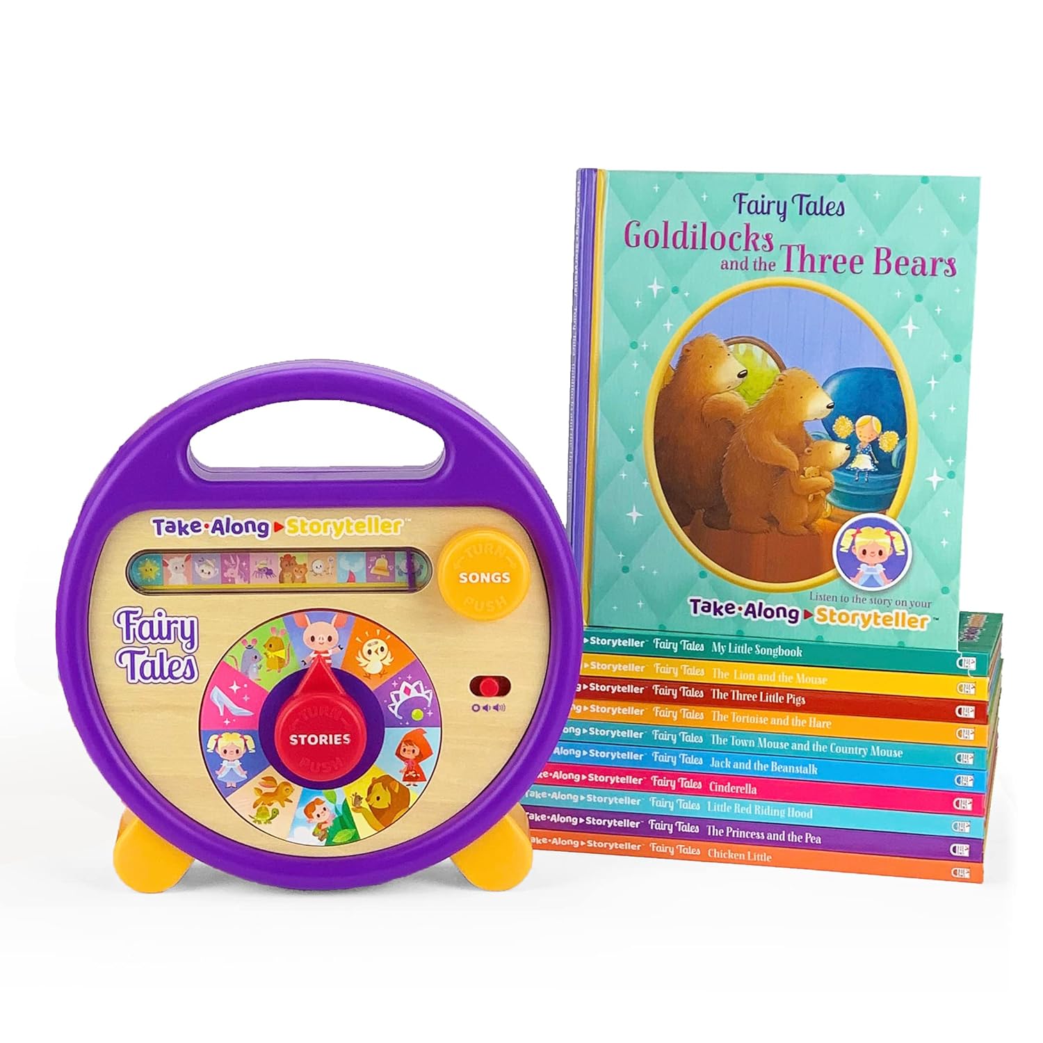 Fairy Tales Take Along Storyteller (Music Player/Reader with 11 follow-along books) (Children's Interactive Story and Song Carry Along Player With Books)