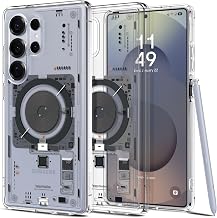 Spigen Ultra Hybrid MagFit Designed for Galaxy S25 Ultra Case [Qi2 Certified/Magnet for Galaxy] (2025) - Neo One