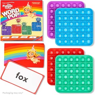 Word Pop CVC Words - Learn to Read in Weeks - Multisensory Reading & Phonics Interactive Tools Ideal for Pre Kindergarten to 1st Grade (Packaging May Vary)